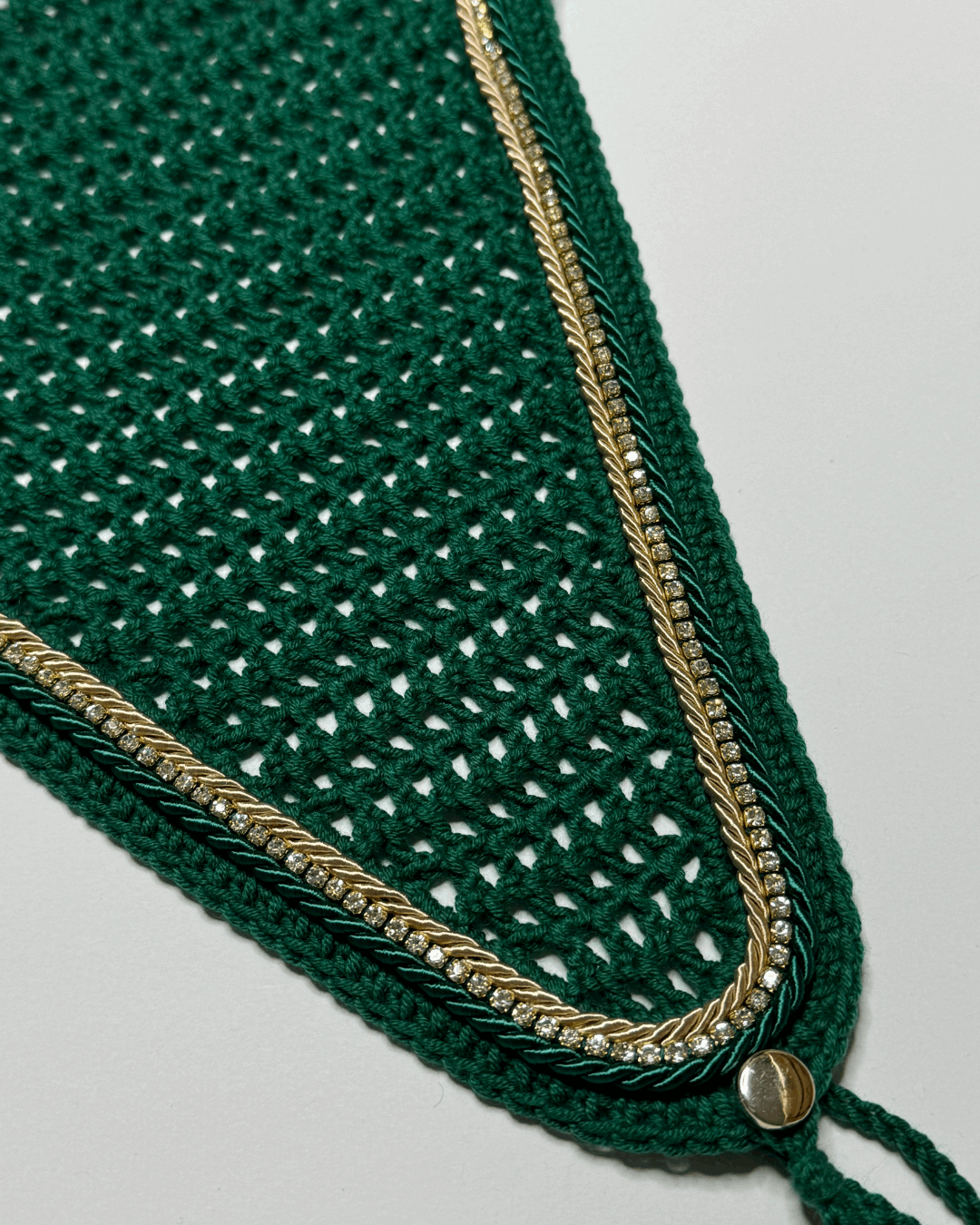 Nauszniki sparkle przedłużane (emerald)