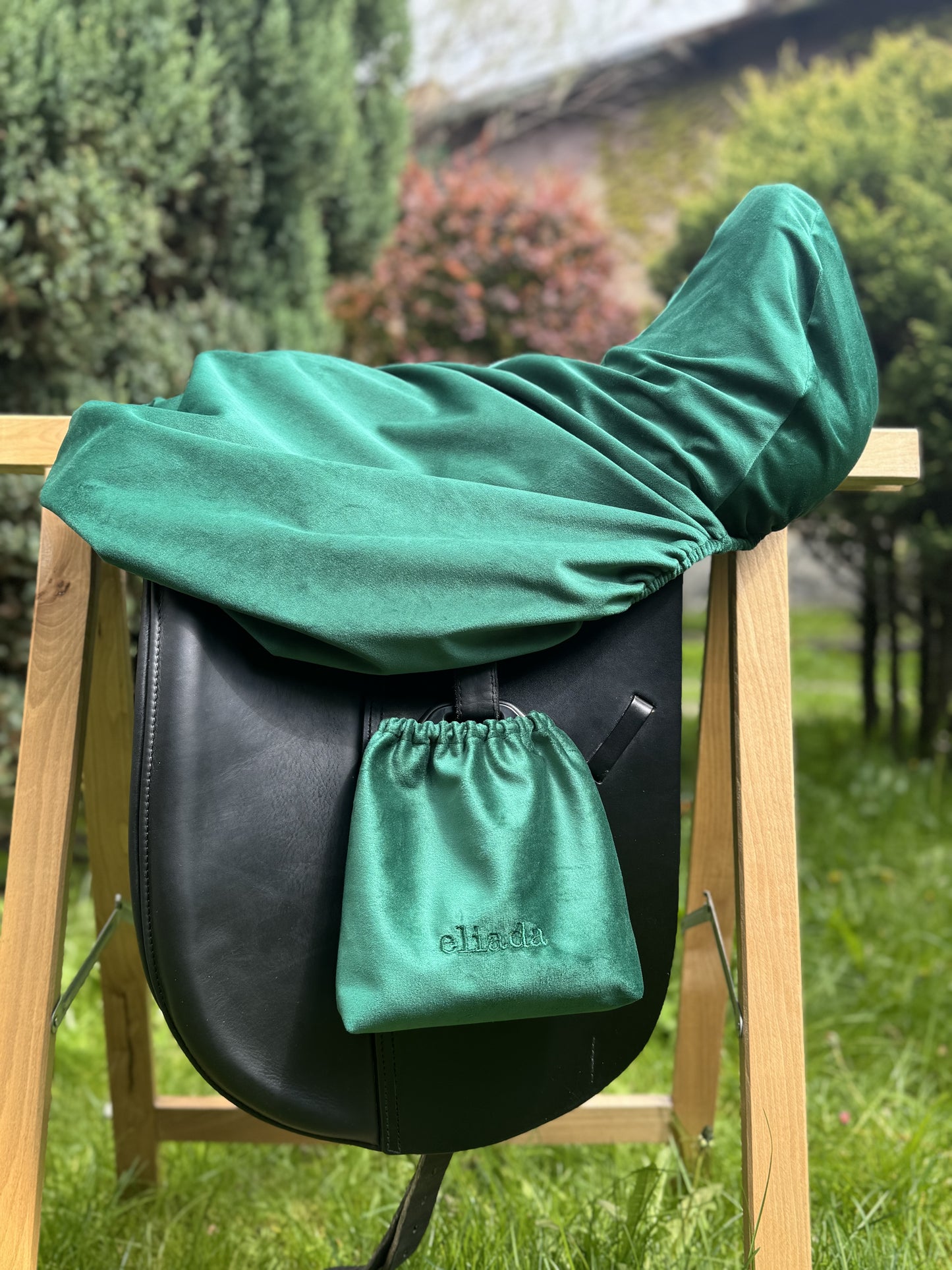 Stirrup covers (emerald)