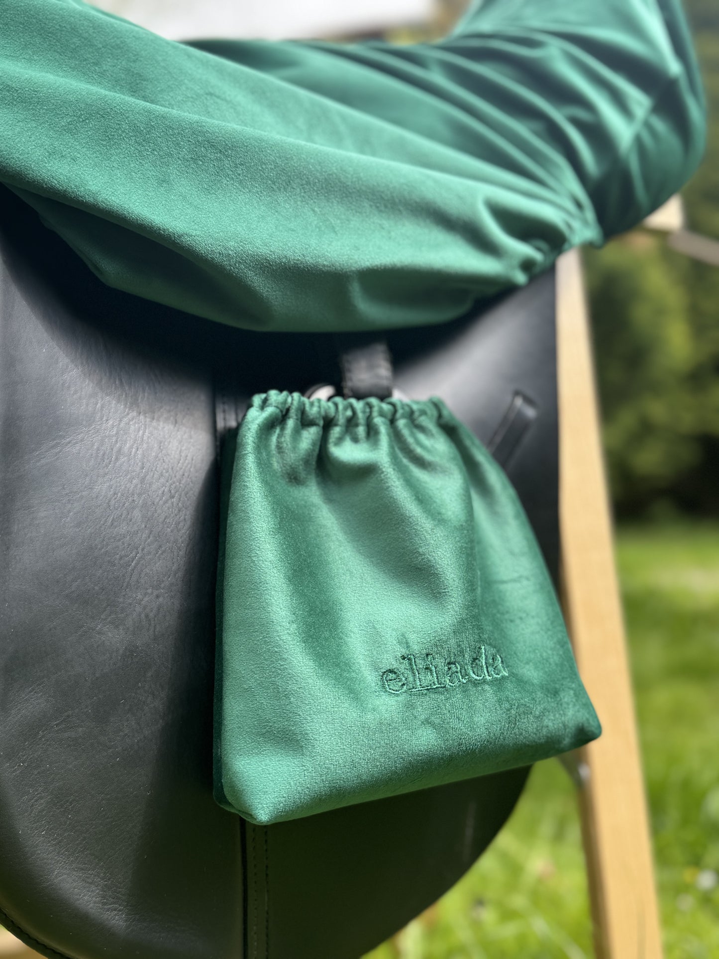 Stirrup covers (emerald)