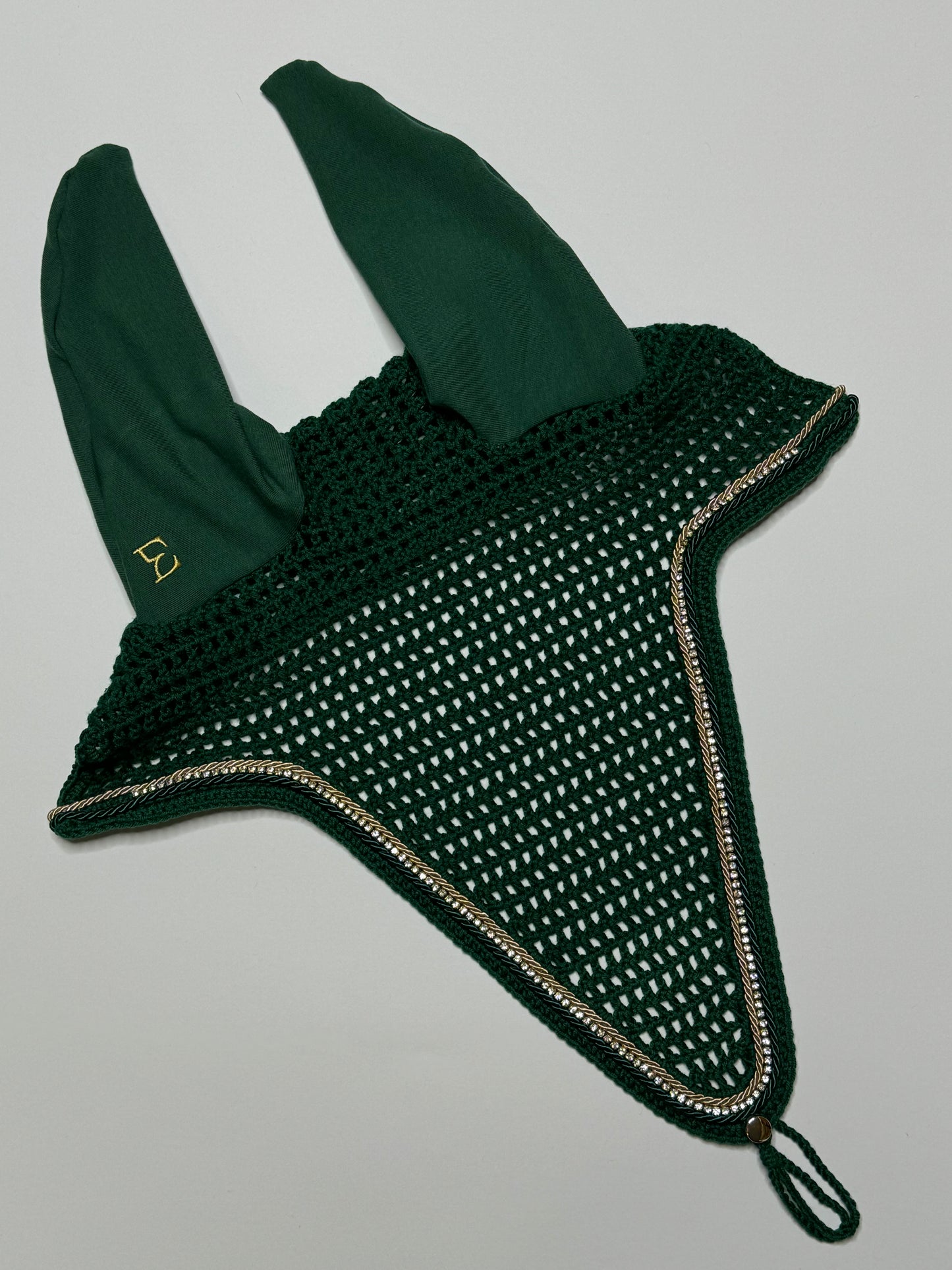 Nauszniki sparkle przedłużane (emerald)