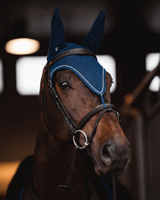 Nauszniki sparkle przedłużane (navy)